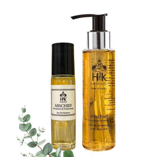 Mischief Perfume 10ml Roll on with Mischief Bath and Shower Gel