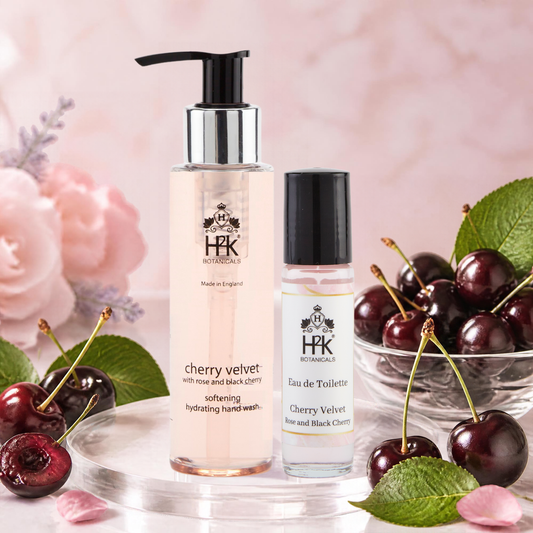 Black Cherry and Rose Fragrance Roll-on and Hand Wash