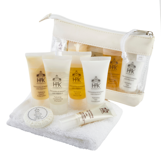 Weekender Clementine & Verbena Travel Set with vitamin E