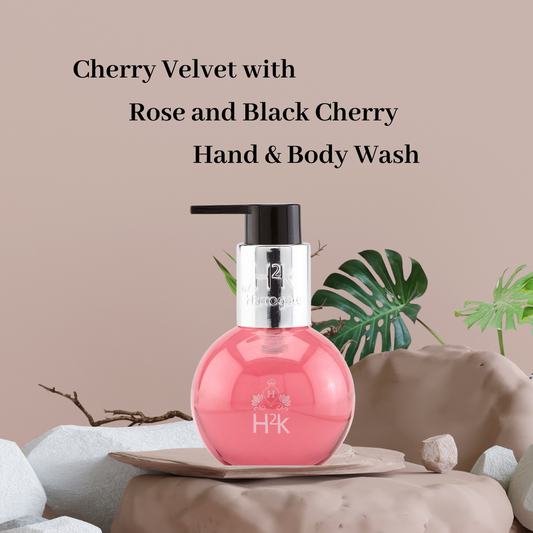 Black Cherry and Rose Hand and Body Wash 100ml Jewel
