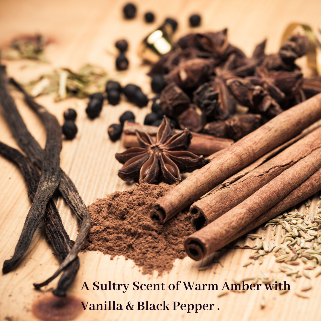 Black Pepper and Vanilla Warm Amber Hand and Body Wash