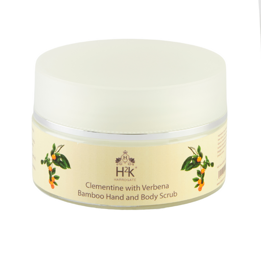 Verbena Body Scrub with a Clementine Scent