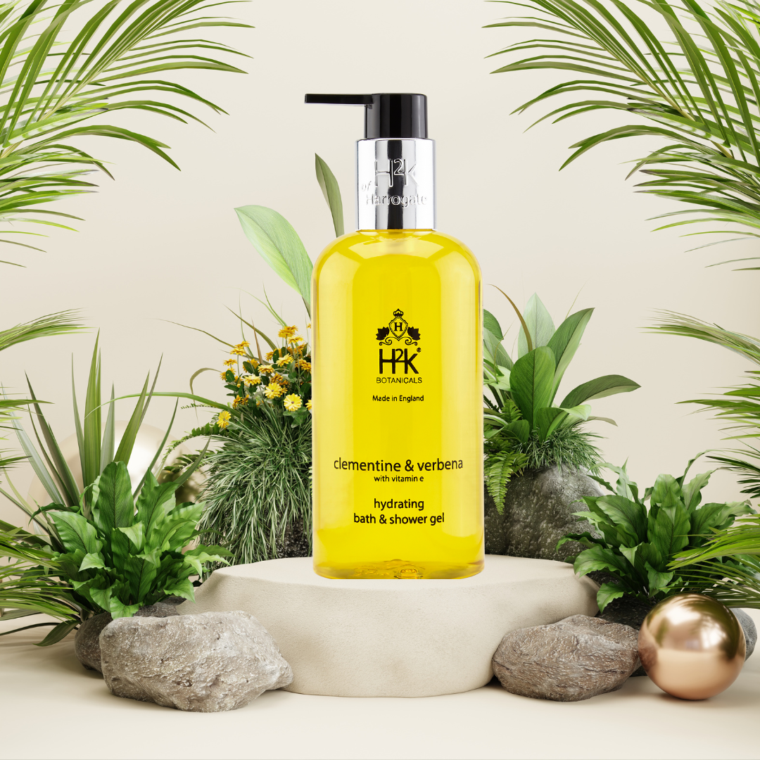 Verbena Hand & Body Care Trio Box with Zesty Clementine and Vitamin E Shower gel, hand wash and cream
