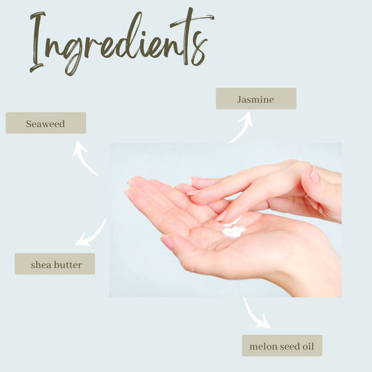 Seaweed and jasmine hand and body Lotion - compulsion collection