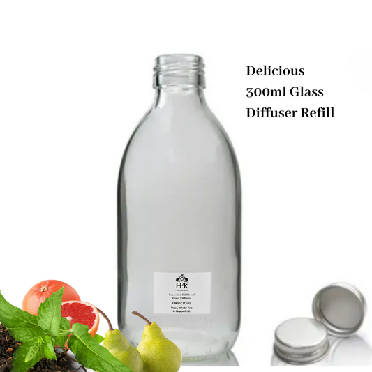 House Warming Delicious White Tea, Pear and Grapefruit Reed Diffuser REFILL ONLY with 3 reeds