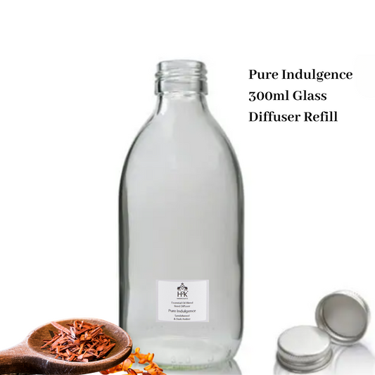 Dark Amber and Sandalwood Reed Diffuser REFILL 300ml
