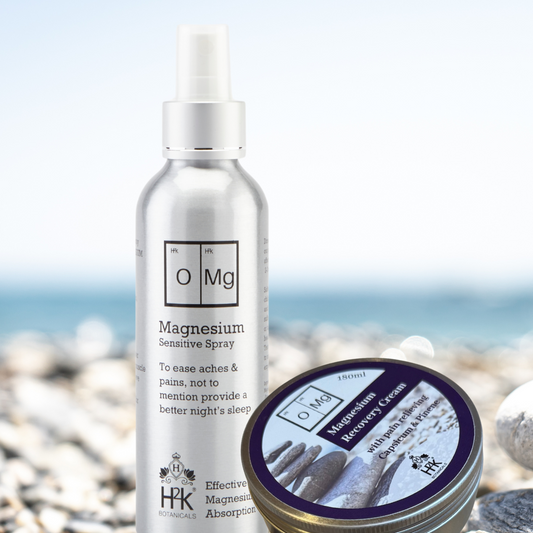 Magnesium Cream Natural Pain Relief Duo 175 and 180ml