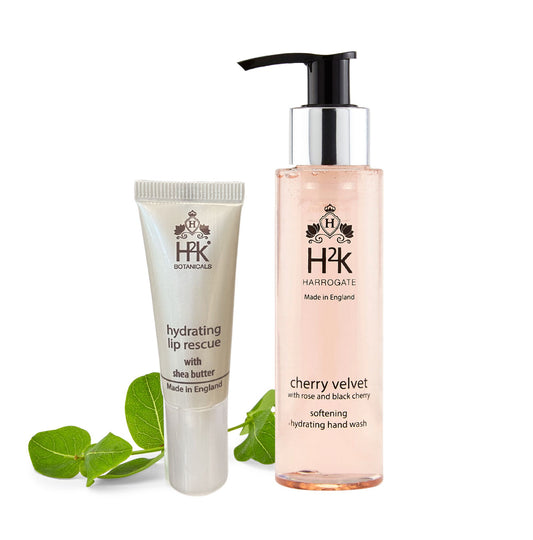 Rose and Black Cherry Hand Wash with Nourishing Lip Rescue