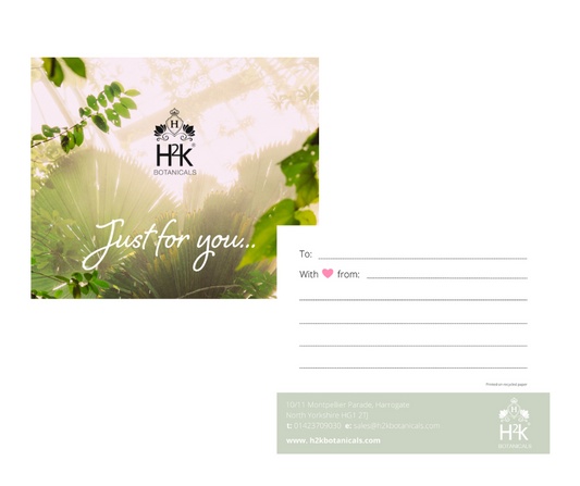 Message Card only: Just for You