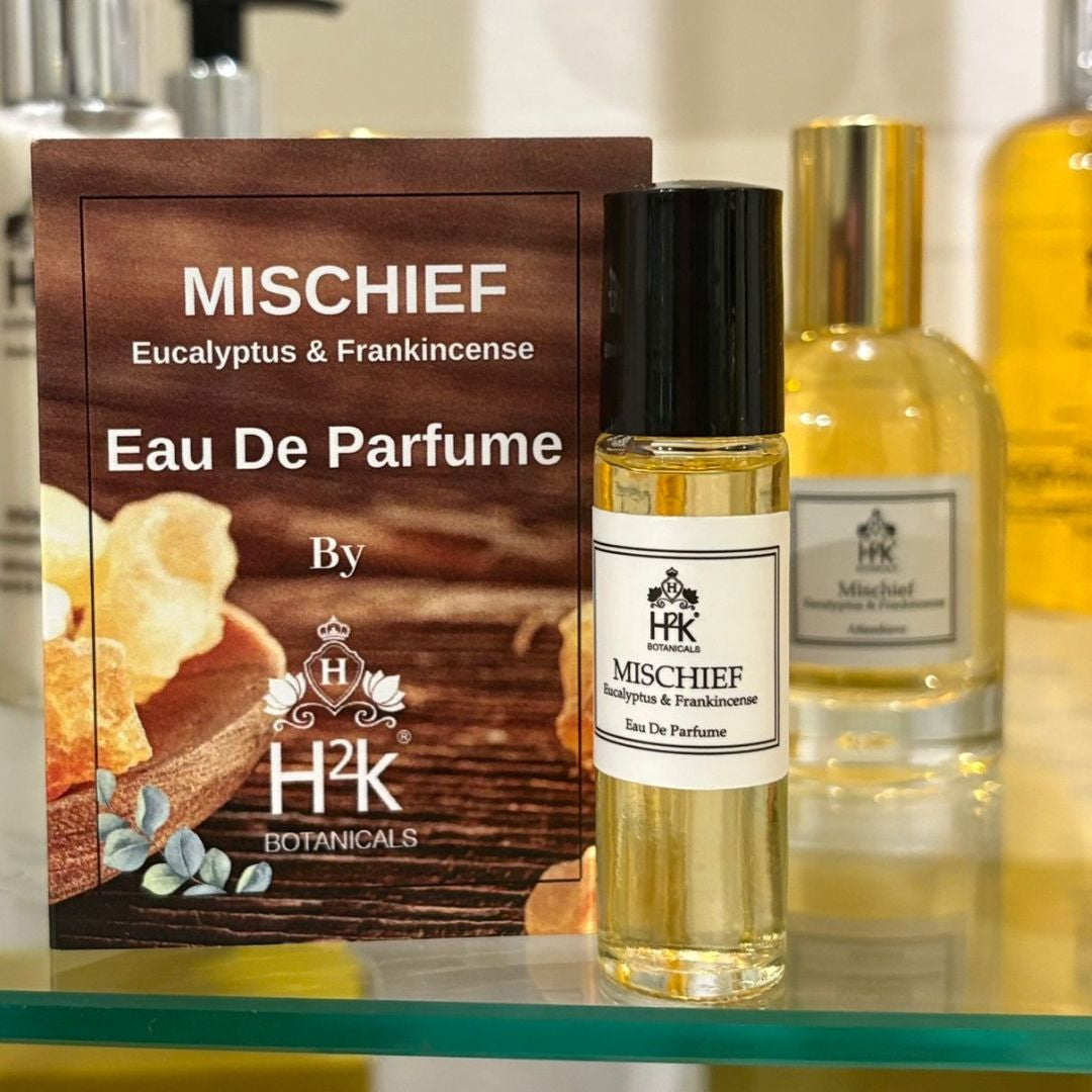 Mischief Perfume 10ml Roll-On with Eucalyptus and Frankincense