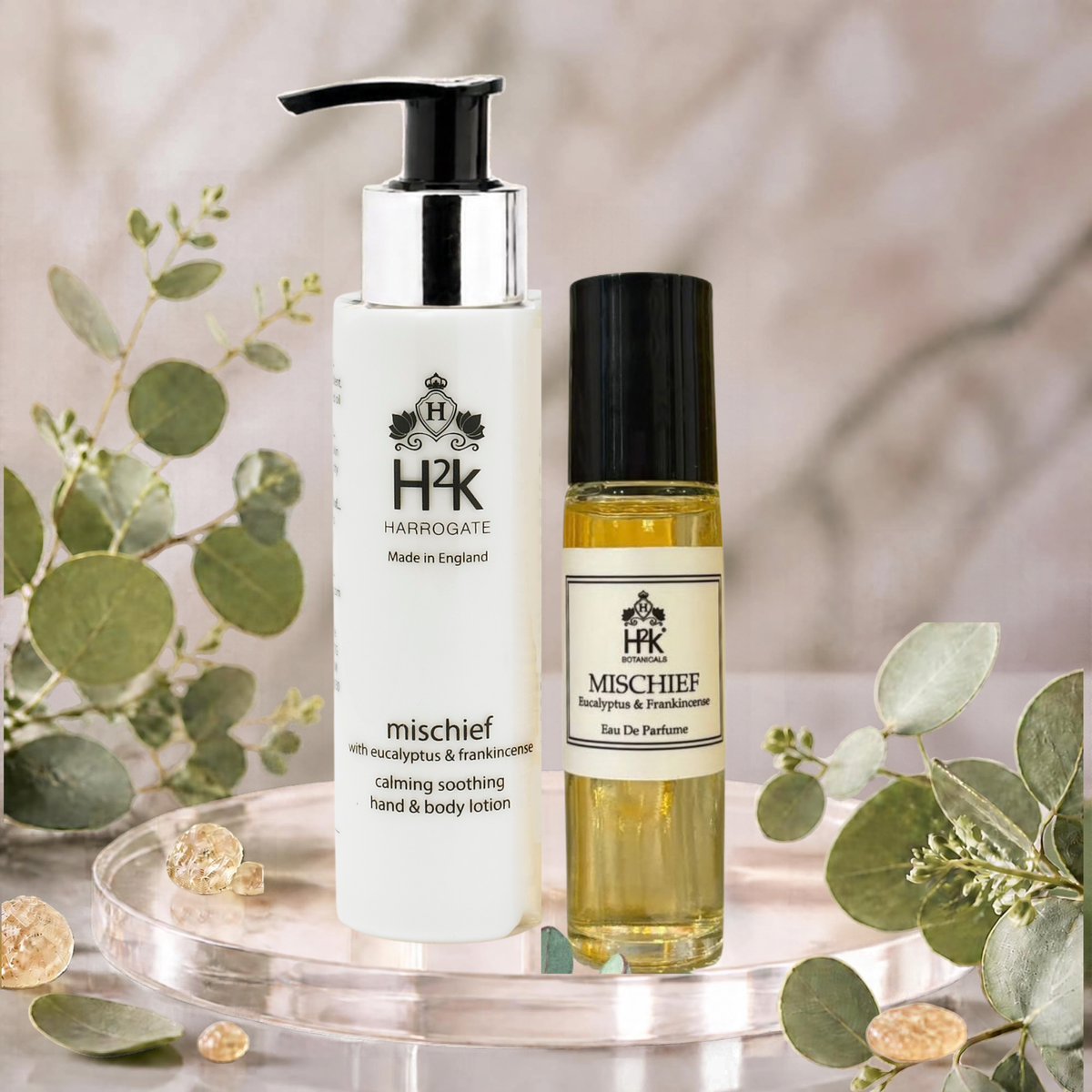 Mischief Perfume 10ml Roll on with Mischief Hand and Body Lotion