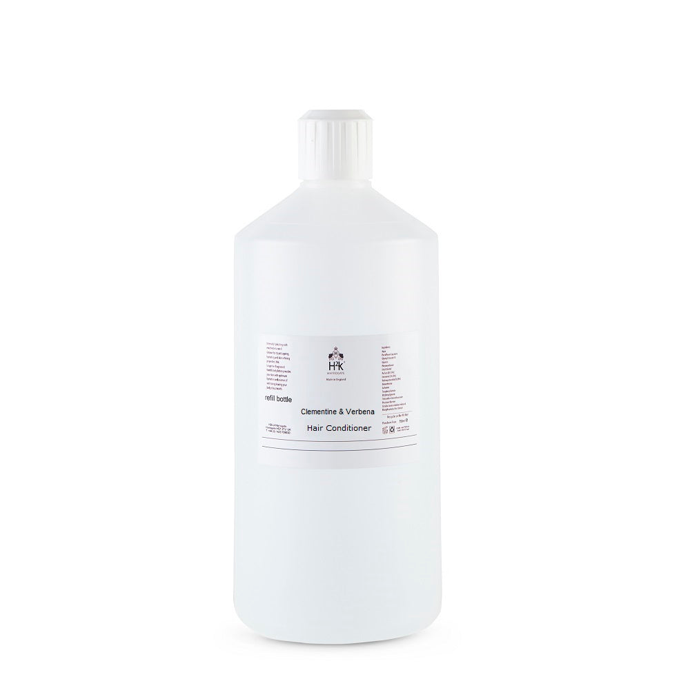 Hair Conditioner with Vitamin E and Clementine Scent.