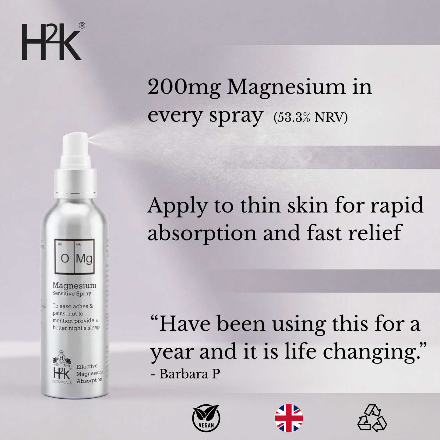OMG Magnesium Sensitive Spray Sleep Reserve