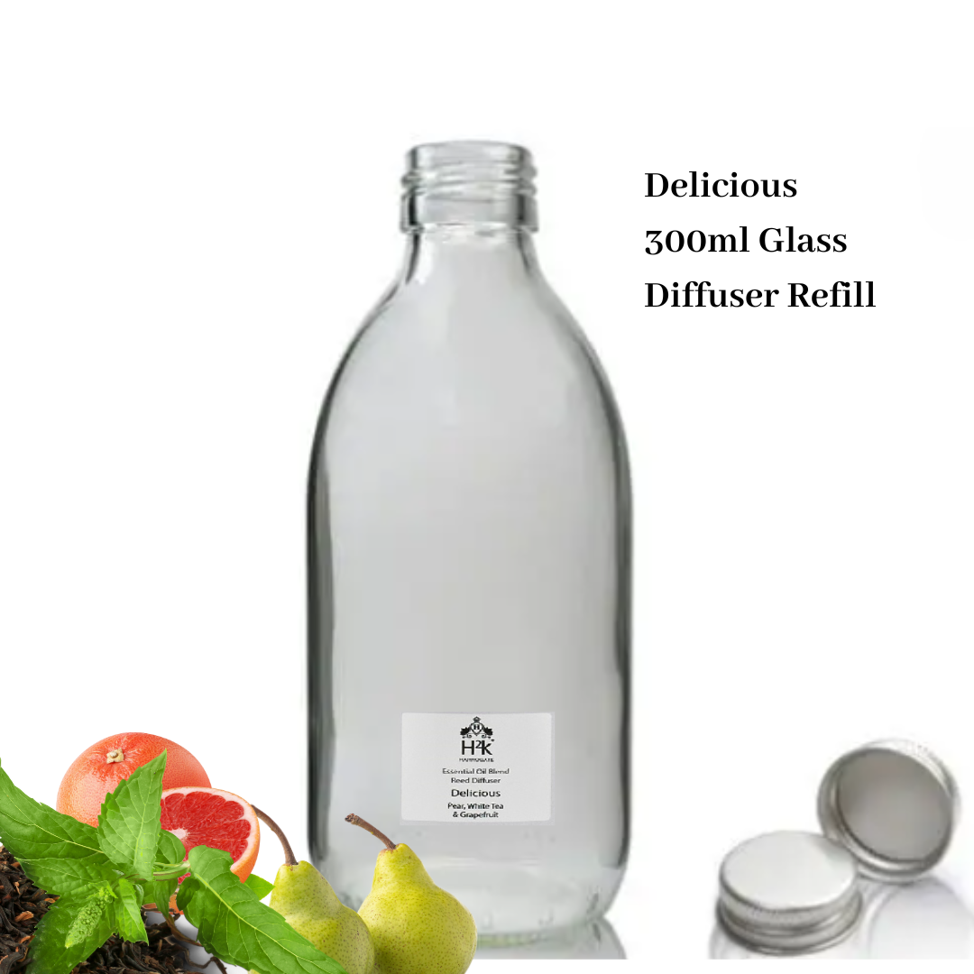 House Warming Delicious Tea Pear Grapefruit Reed Diffuser REFILL ONLY 3 reeds