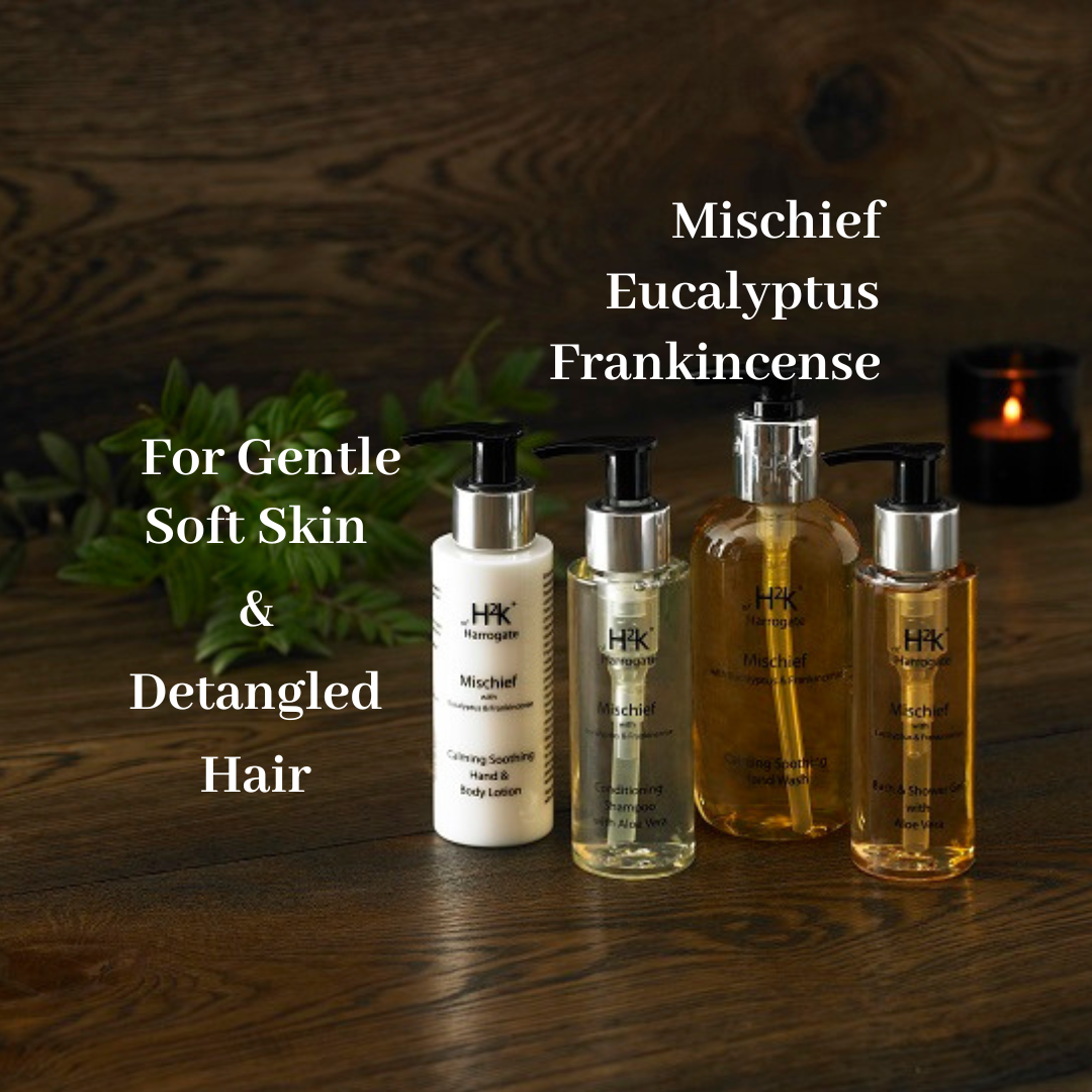 Frankincense and Eucalyptus Bath and Shower Gel in our Mischief Collection