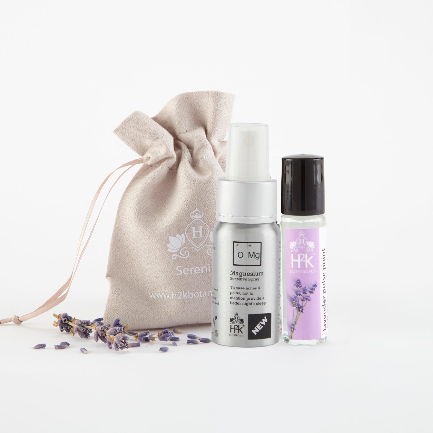 Menopause Magic: Lavender Pulse Point Roll-on with 30ml Magnesium spray