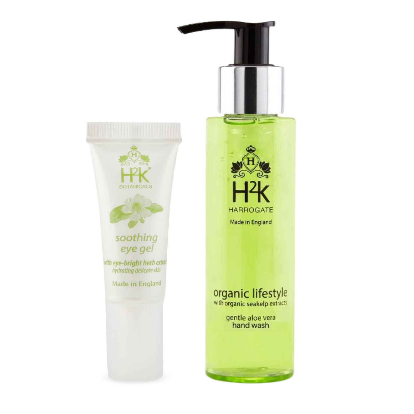 Seakelp Hand Wash with Aloe Vera Organic with Contour Eye Gel