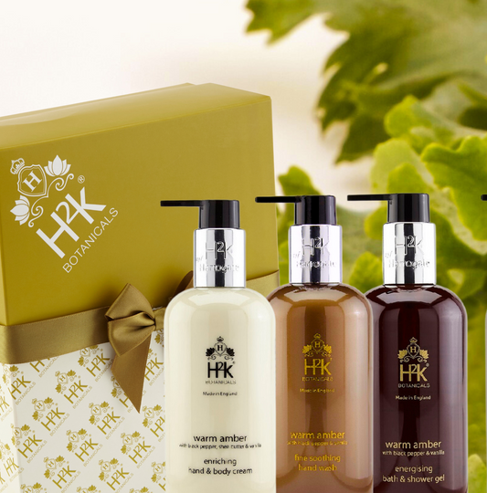 Warm Amber Gift Box with Black Pepper and Vanilla