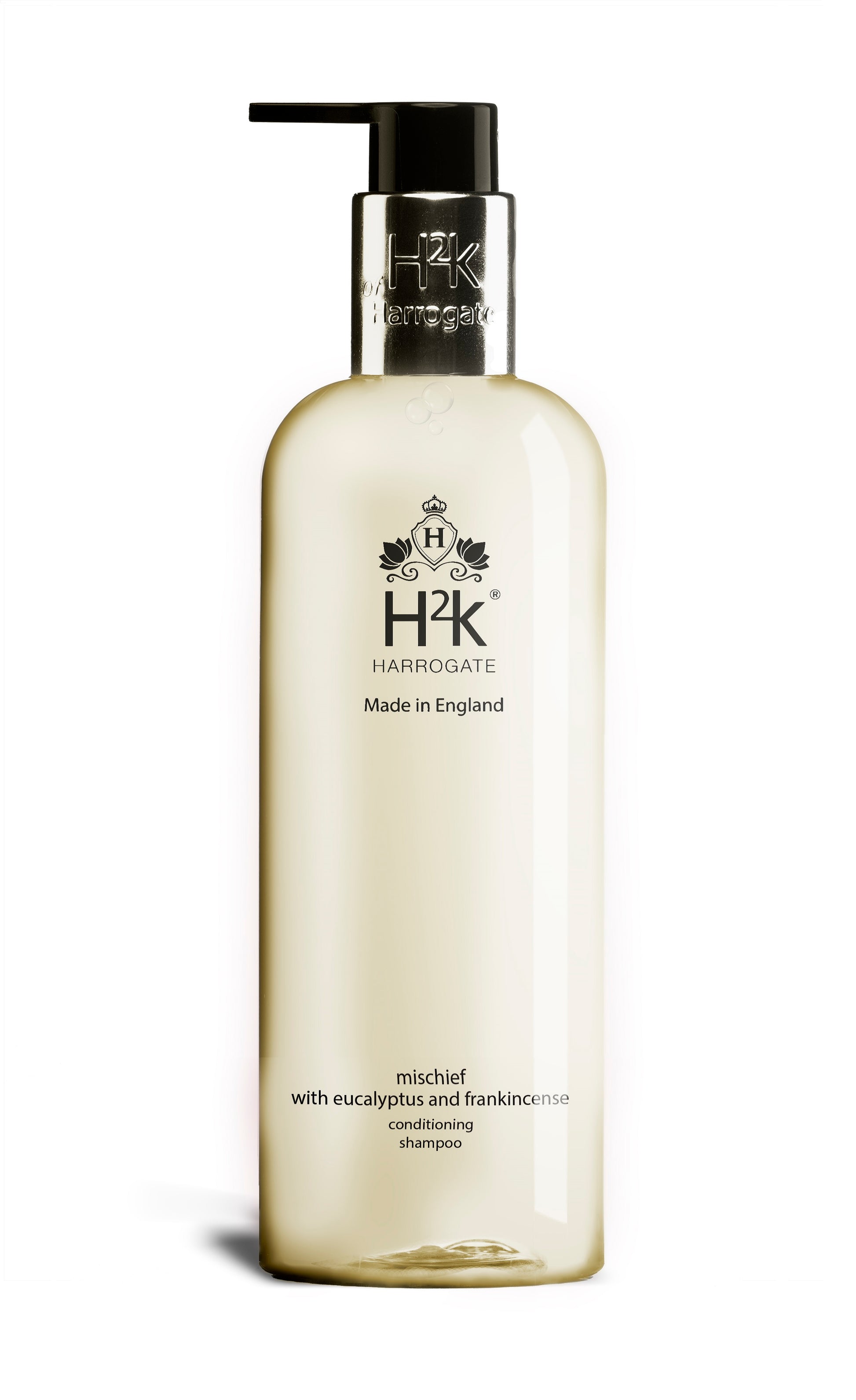 Eucalyptus Shampoo with Frankincense Mischief Collection.