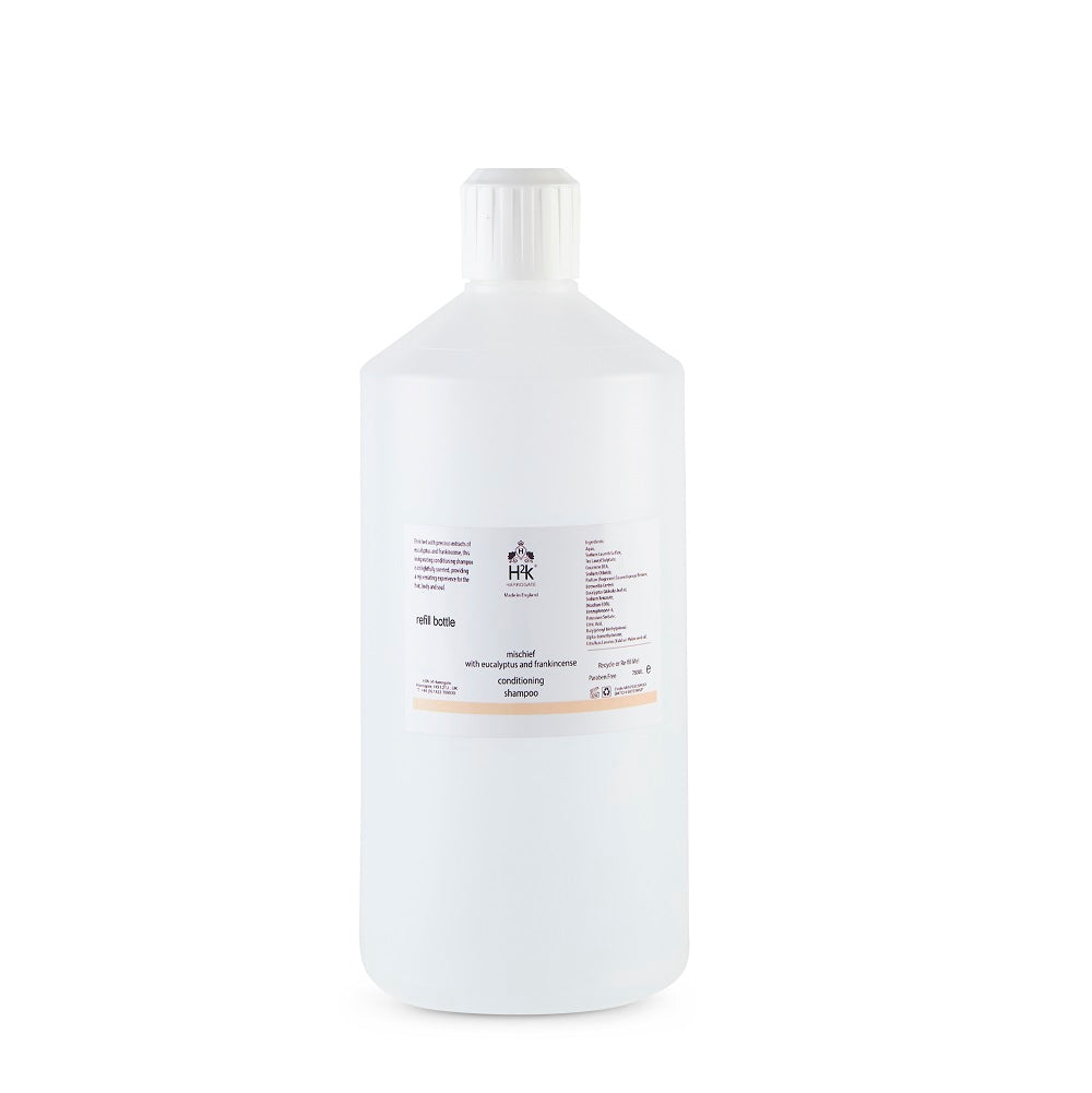 Eucalyptus Shampoo with Frankincense Mischief Collection.