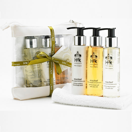 Holiday Partner Toiletries Trio Set with Frankincense and Eucalyptus