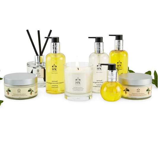 Larger Sensual Pamper Hamper with Clementine and Verbena with Vitamin E