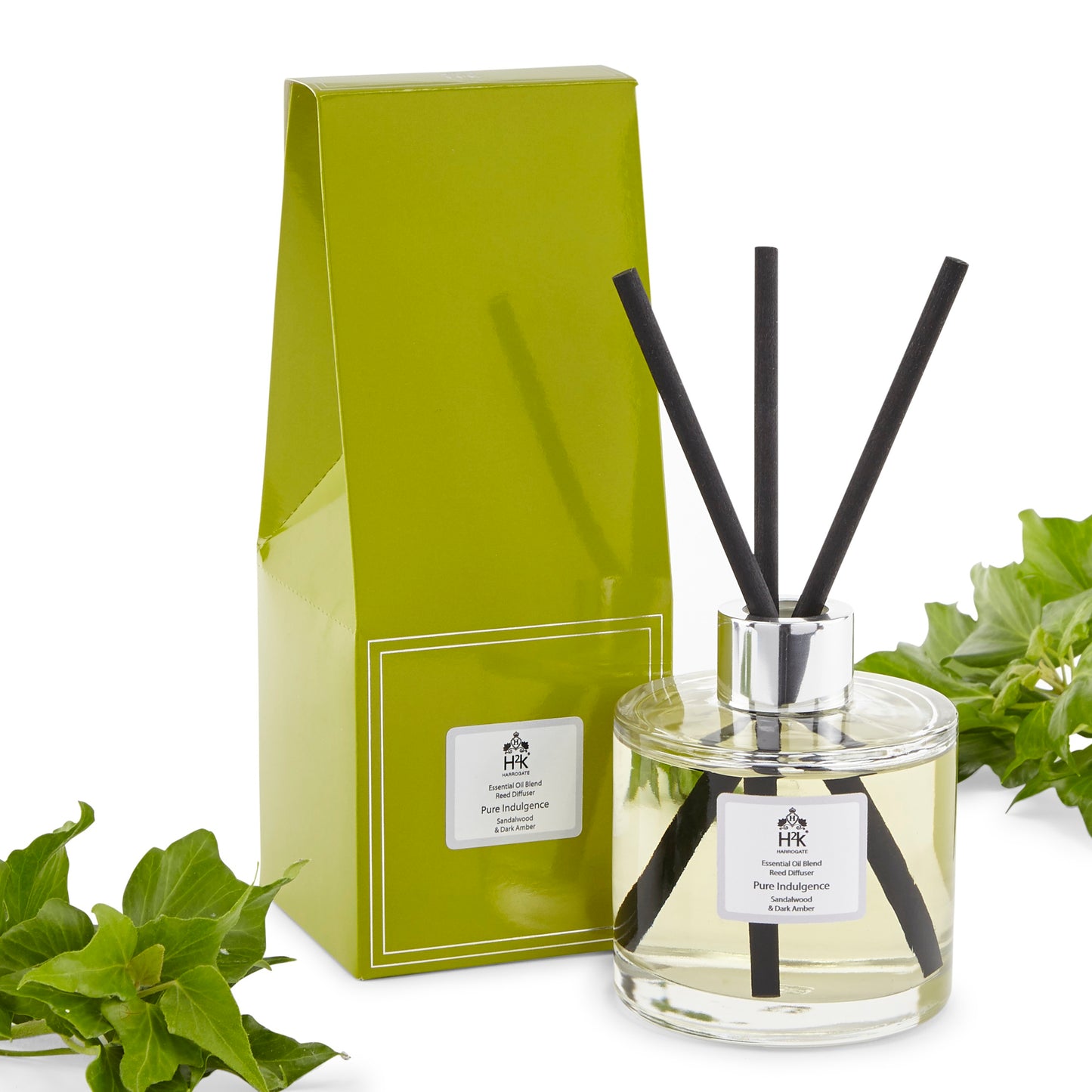 Dark Amber and Sandalwood Reed Diffuser an Essence of Pure Indulgence