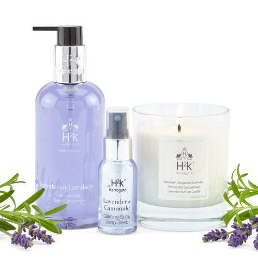 Lavender De stressing Home and Body Gift Set.