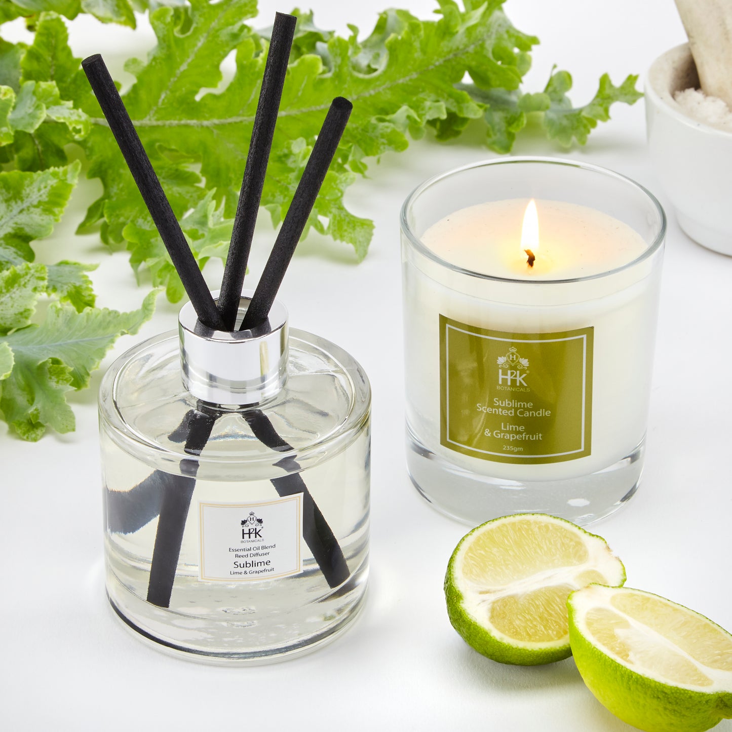 Grapefruit and Lime Gift Reed Diffuser & Candle