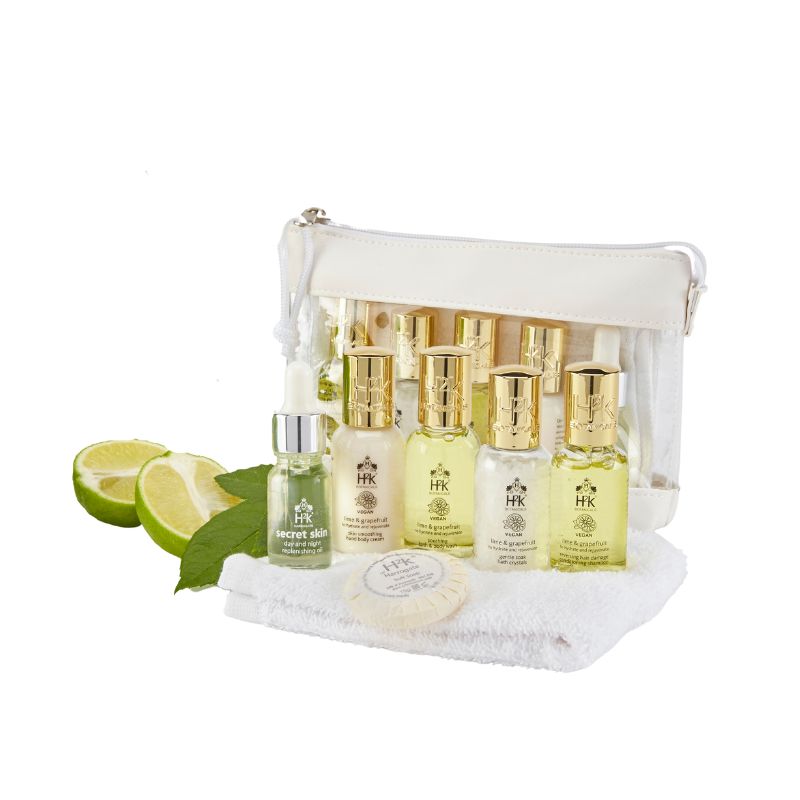Healing pamper pack with lime and grapefruit