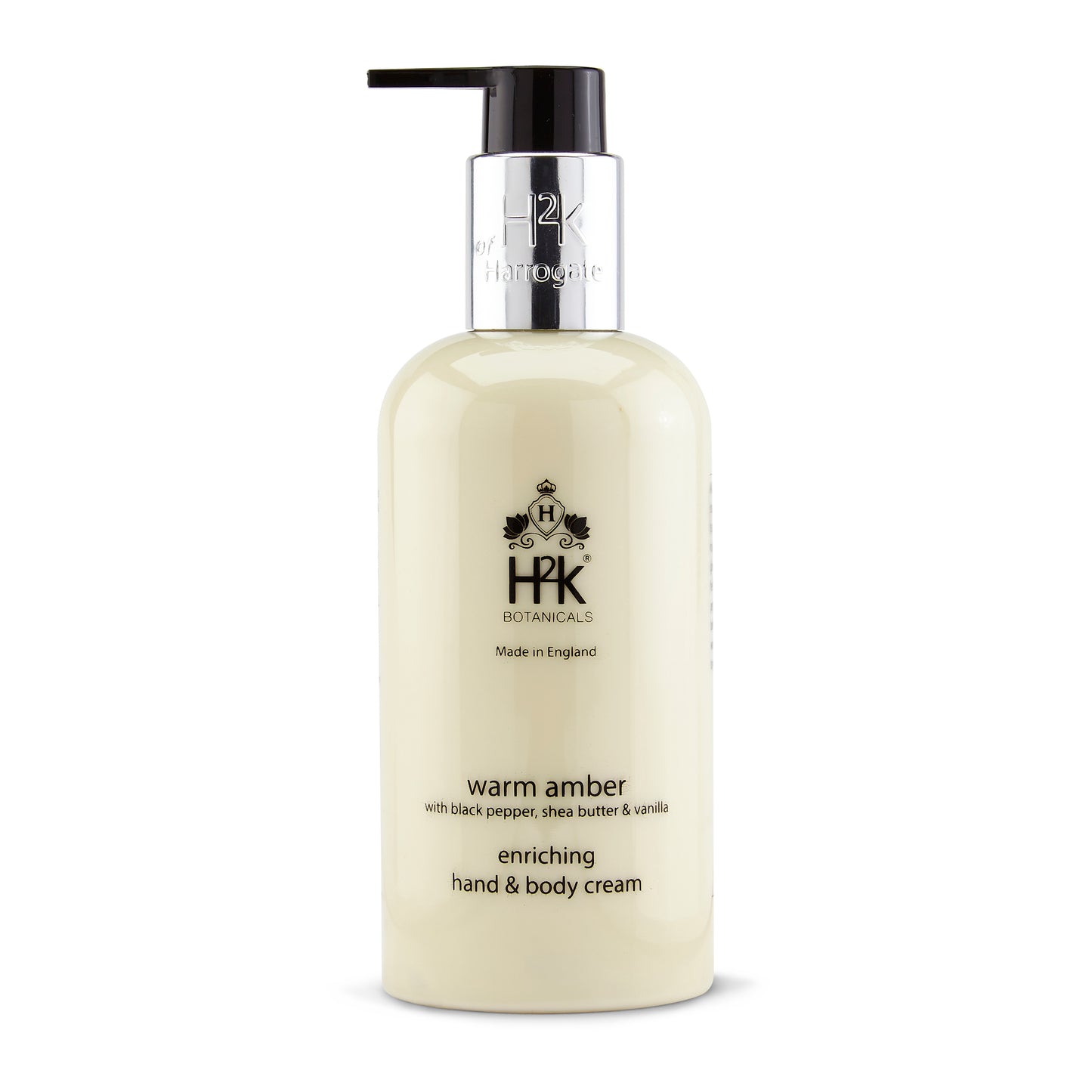 Vanilla and Black Pepper Hand and Body Cream Warm Amber Collection